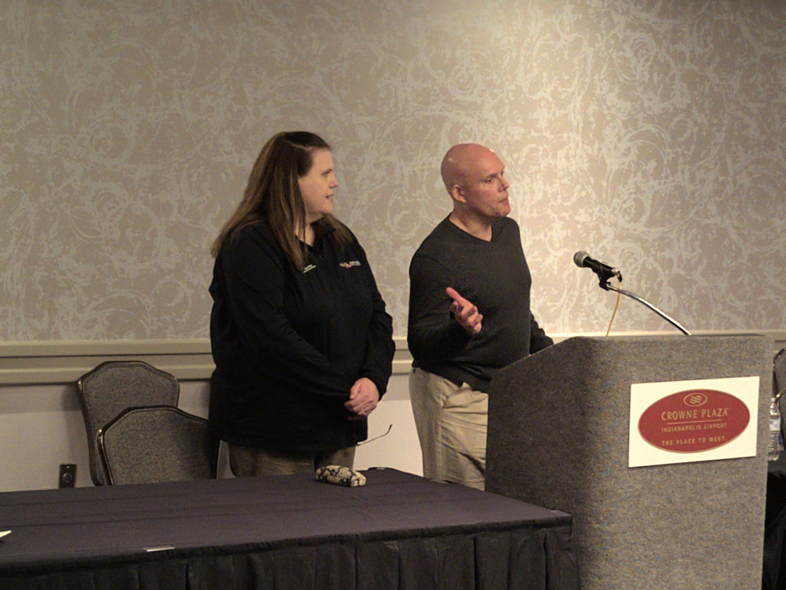 ACBI ACBO 2024 Convention breakout session presenters Kacie Weldy and Mike Foddrill.